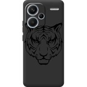 Черный чехол BoxFace Xiaomi Redmi Note 13 Pro Plus 5G Tiger