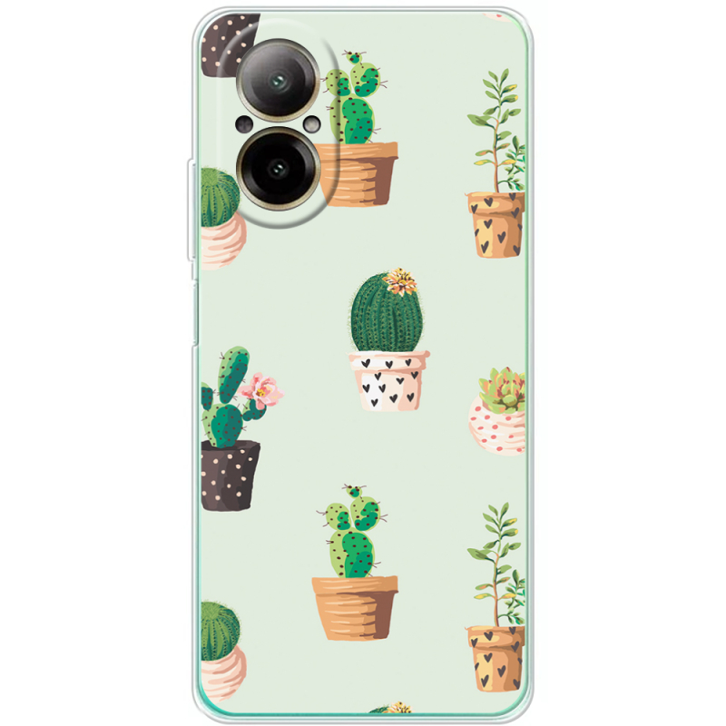 Чехол BoxFace Realme C67 L-green Cacti