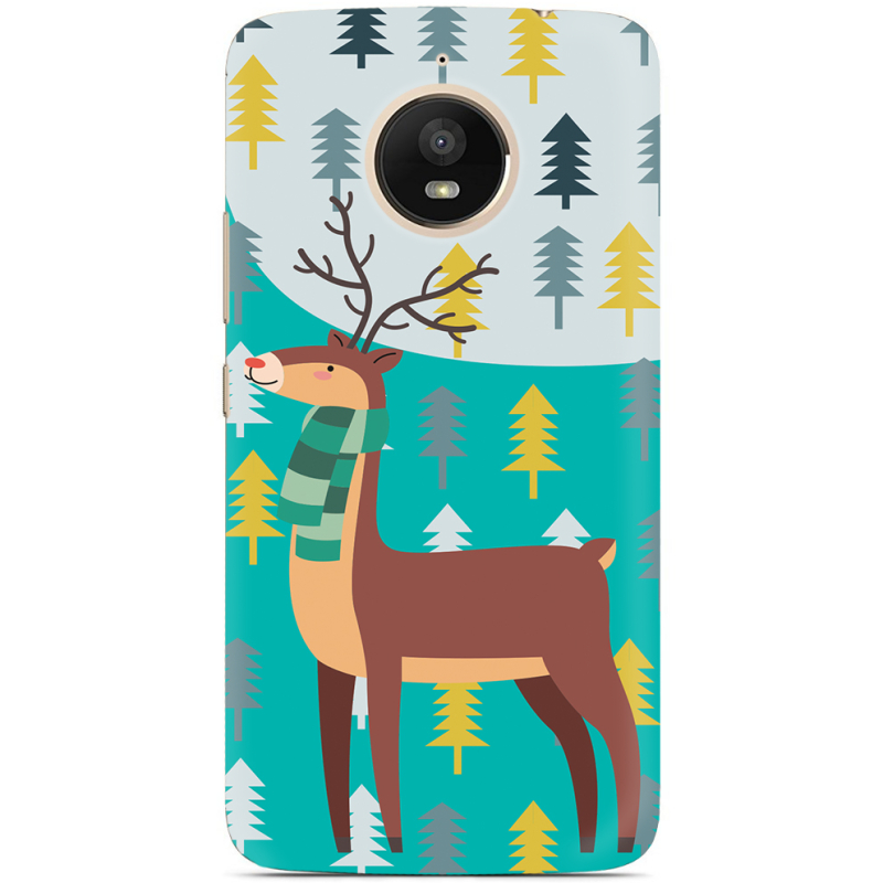 Чехол Uprint Motorola Moto E Plus XT1771 Foresty Deer