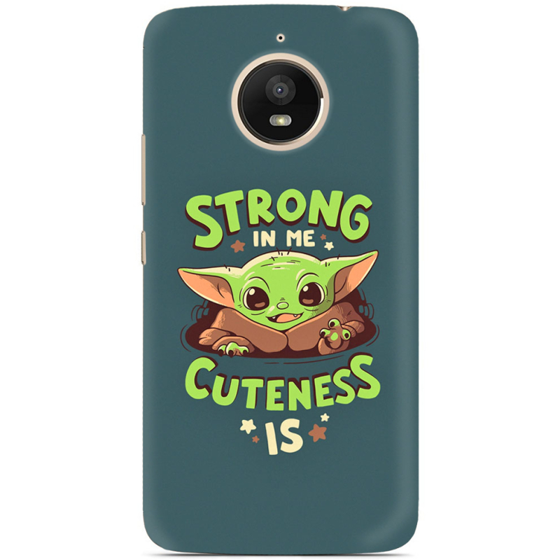 Чехол Uprint Motorola Moto E Plus XT1771 Strong in me Cuteness is