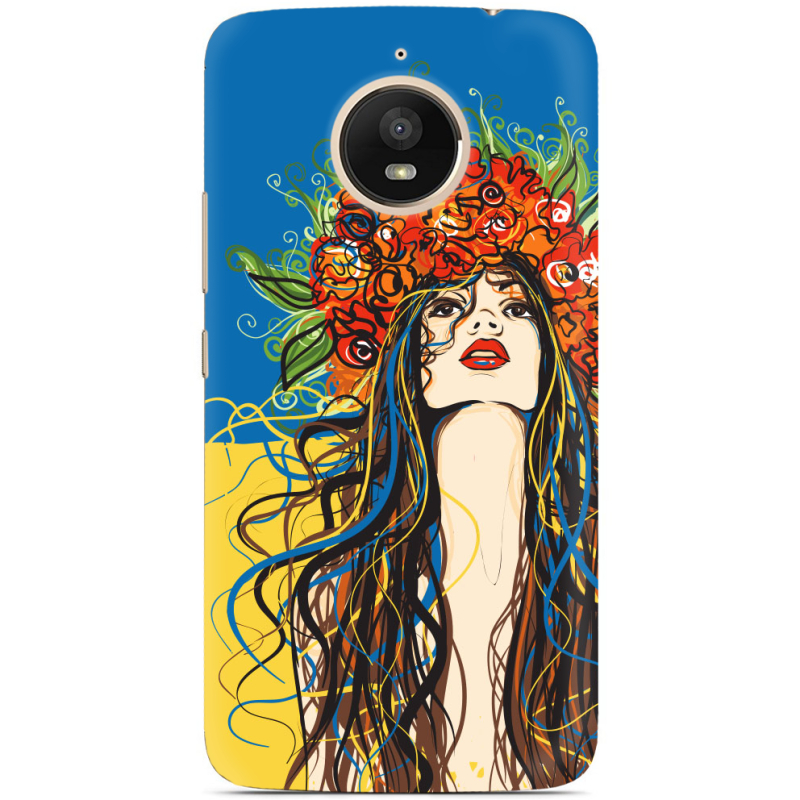 Чехол Uprint Motorola Moto E Plus XT1771 Ukraine Girl