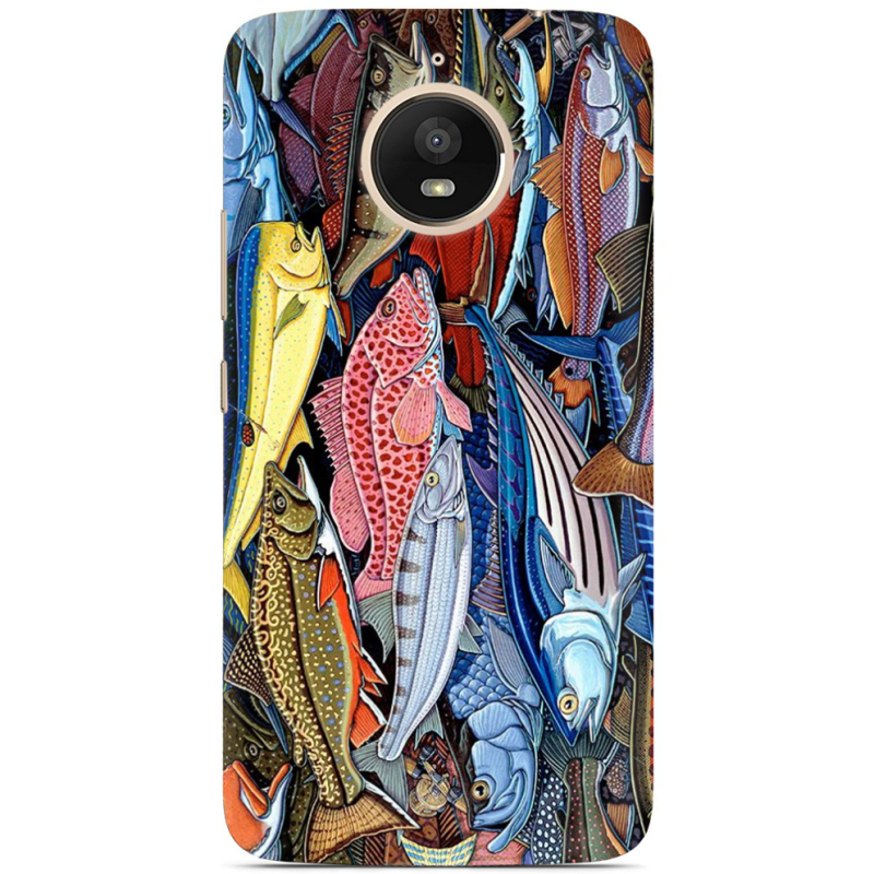 Чехол Uprint Motorola Moto E Plus XT1771 Sea Fish