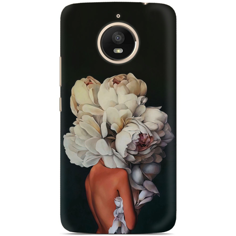 Чехол Uprint Motorola Moto E Plus XT1771 Exquisite White Flowers