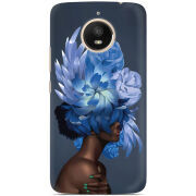 Чехол Uprint Motorola Moto E Plus XT1771 Exquisite Blue Flowers