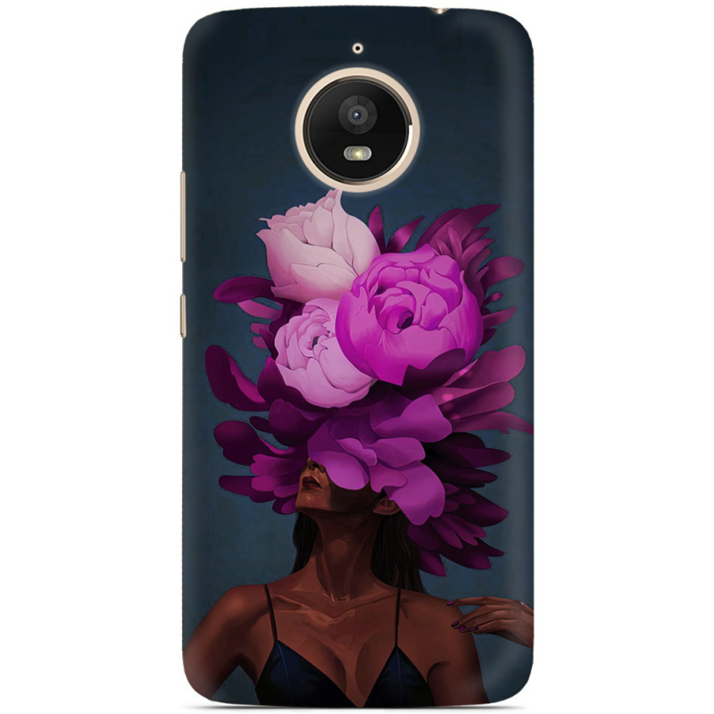 Чехол Uprint Motorola Moto E Plus XT1771 Exquisite Purple Flowers