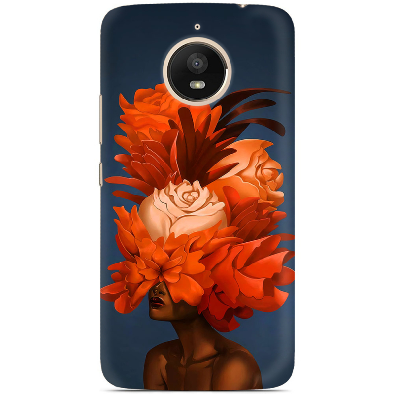 Чехол Uprint Motorola Moto E Plus XT1771 Exquisite Orange Flowers