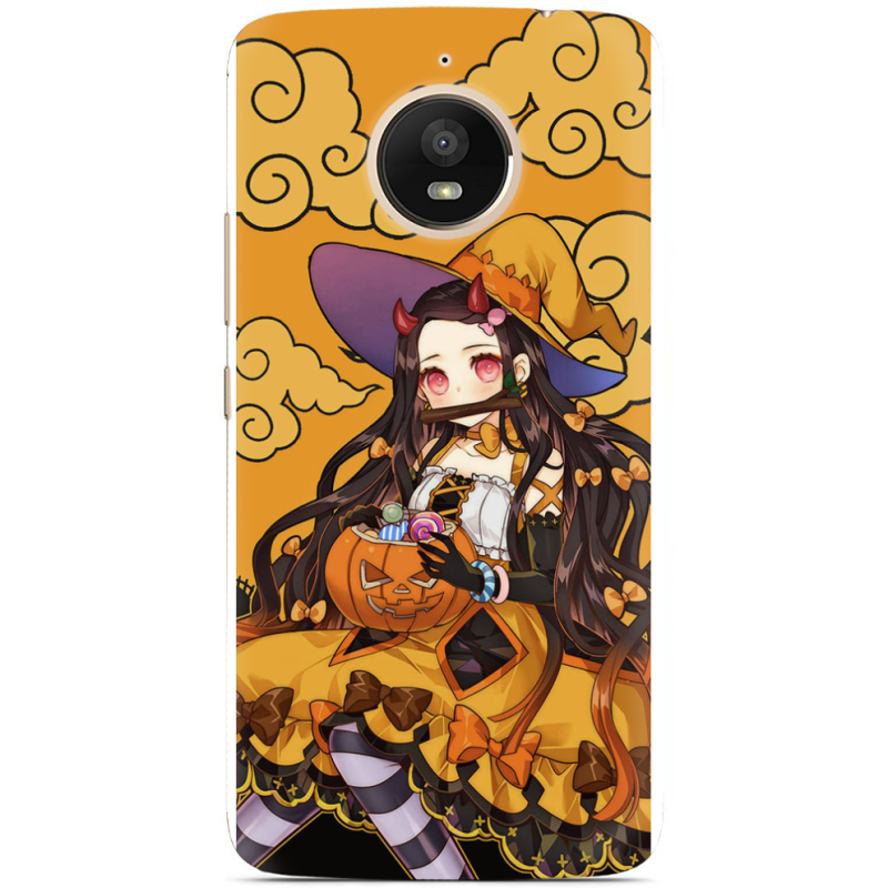 Чехол Uprint Motorola Moto E Plus XT1771 Kamado Nezuko Halloween