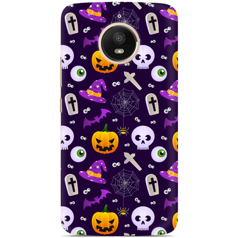 Чехол Uprint Motorola Moto E Plus XT1771 Halloween Purple Mood