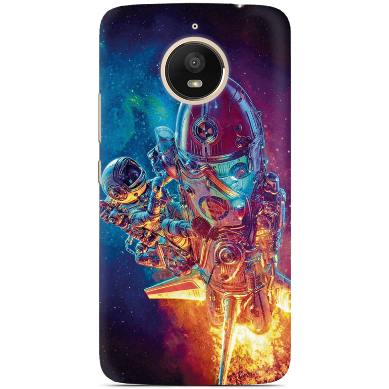 Чехол Uprint Motorola Moto E Plus XT1771 Astronaut in Space