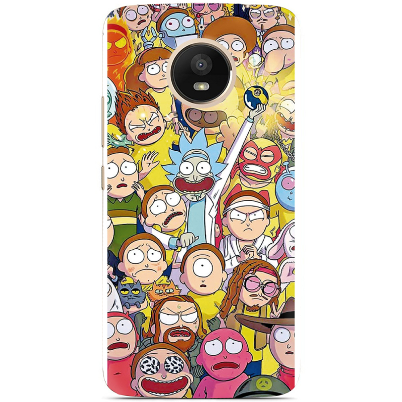 Чехол Uprint Motorola Moto E Plus XT1771 Rick and Morty