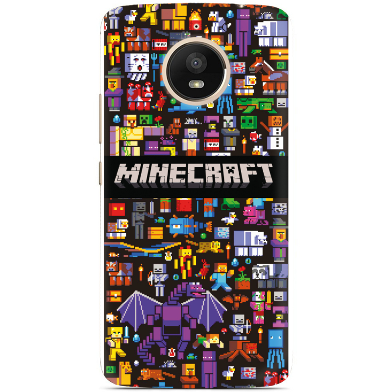 Чехол Uprint Motorola Moto E Plus XT1771 Minecraft Mobbery