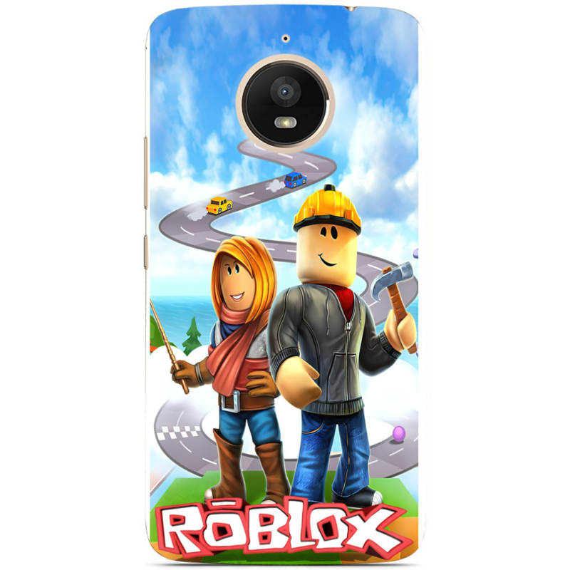 Чехол Uprint Motorola Moto E Plus XT1771 Roblox Білдерман