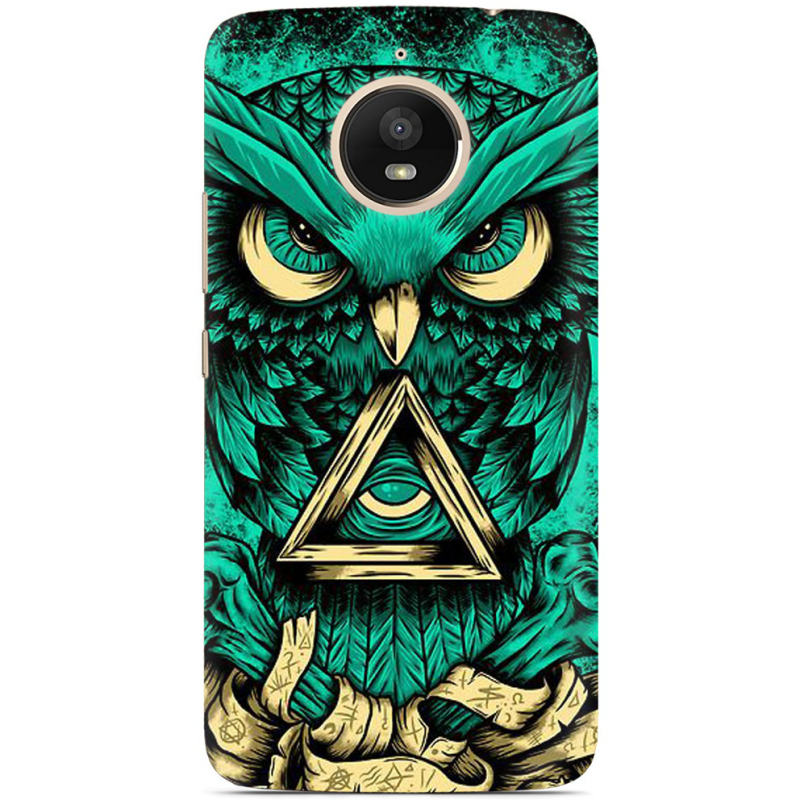 Чехол Uprint Motorola Moto E Plus XT1771 Masonic Owl