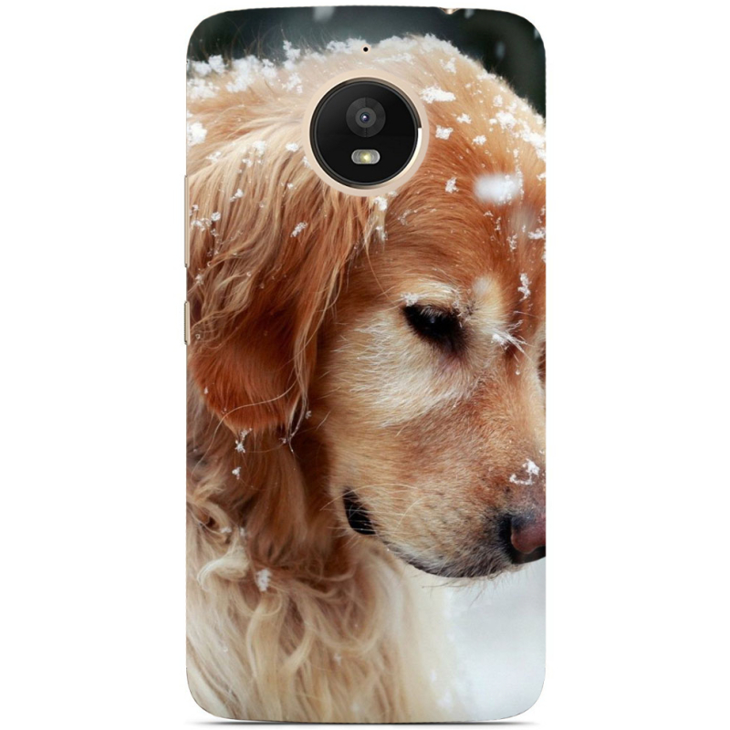 Чехол Uprint Motorola Moto E Plus XT1771 Golden Retriever