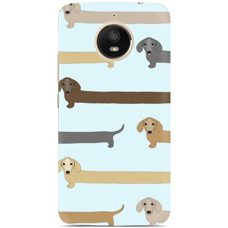 Чехол Uprint Motorola Moto E Plus XT1771 Dachshund