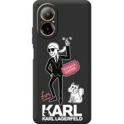 Черный чехол BoxFace Realme C67 For Karl