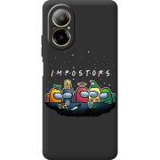 Черный чехол BoxFace Realme C67 Among Us Impostors