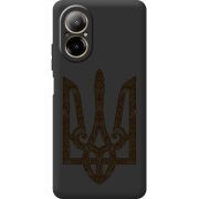 Черный чехол BoxFace Realme C67 Ukrainian Trident