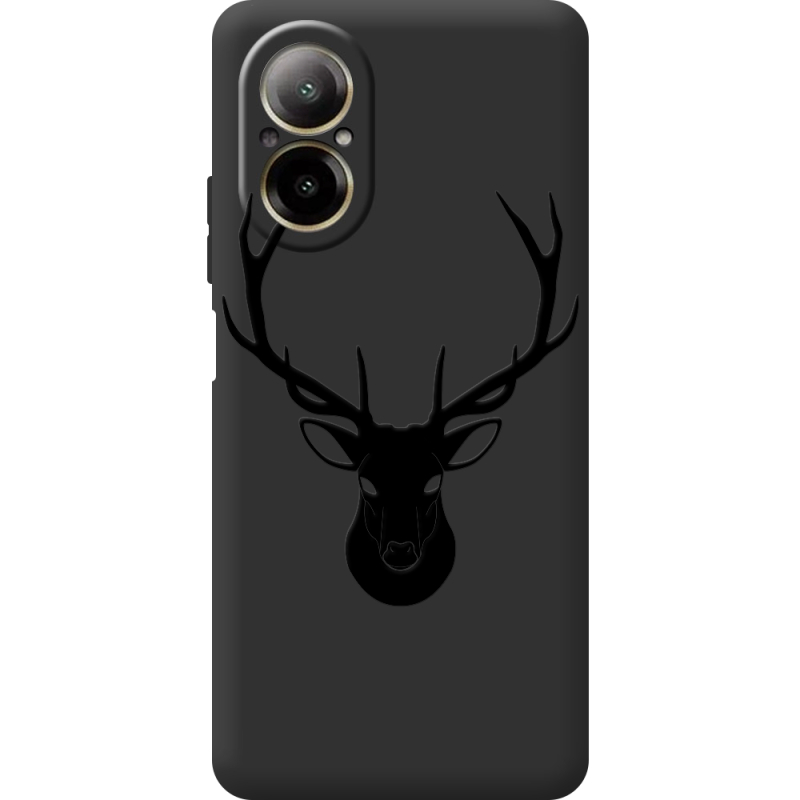 Черный чехол BoxFace Realme C67 Deer