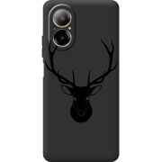 Черный чехол BoxFace Realme C67 Deer