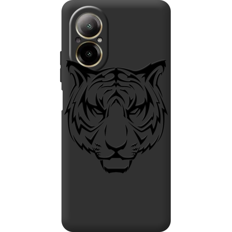 Черный чехол BoxFace Realme C67 Tiger