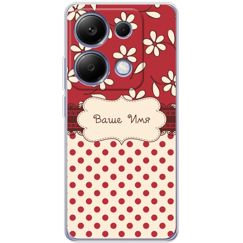 Чехол BoxFace Poco M6 Pro Именной Polka Dots