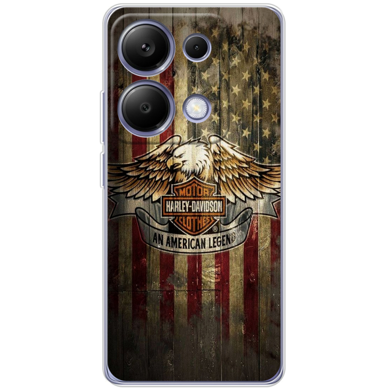 Чехол BoxFace Poco M6 Pro Harley An American Legend