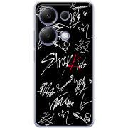 Чехол BoxFace Poco M6 Pro Stray Kids автограф