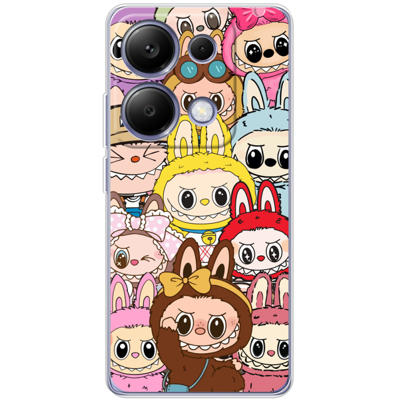 Чехол BoxFace Poco M6 Pro Labubu