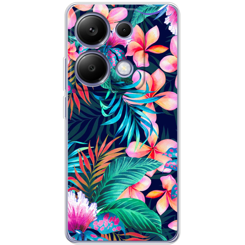 Чехол BoxFace Poco M6 Pro flowers in the tropics