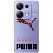 Прозрачный чехол BoxFace Poco M6 Pro Wild Cat