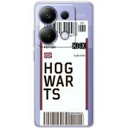 Прозрачный чехол BoxFace Poco M6 Pro Ticket Hogwarts