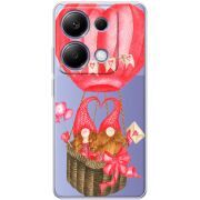 Прозрачный чехол BoxFace Poco M6 Pro Valentine Dwarfs