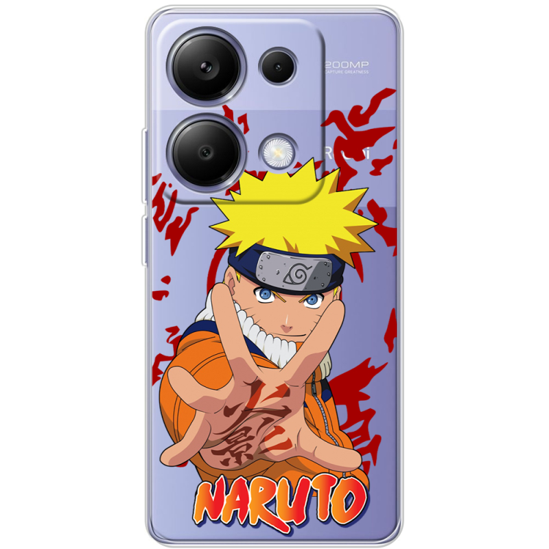 Прозрачный чехол BoxFace Poco M6 Pro Naruto