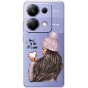 Прозрачный чехол BoxFace Poco M6 Pro love is in the air