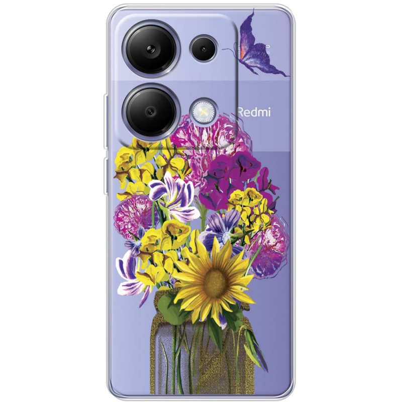 Прозрачный чехол BoxFace Poco M6 Pro My Bouquet