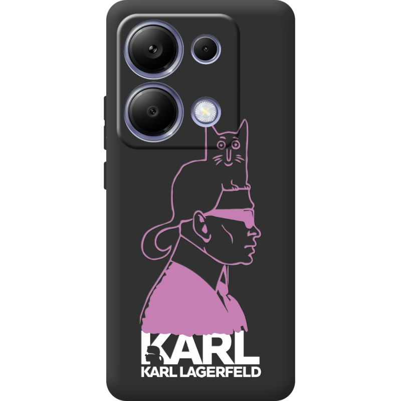 Черный чехол BoxFace Poco M6 Pro Pink Karl