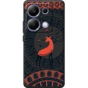 Черный чехол BoxFace Poco M6 Pro Ornament