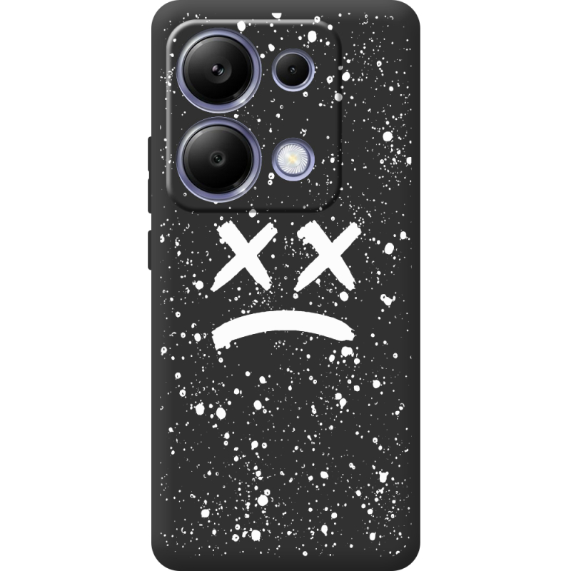 Черный чехол BoxFace Poco M6 Pro Sad Way