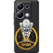 Черный чехол BoxFace Poco M6 Pro NASA Spaceship