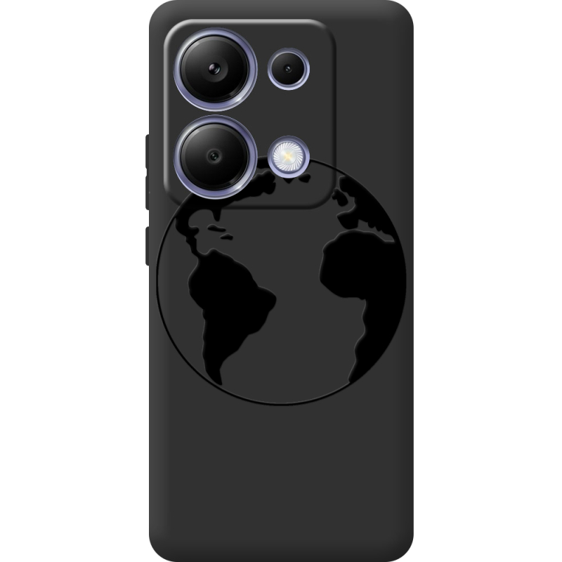 Черный чехол BoxFace Poco M6 Pro Earth