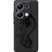 Черный чехол BoxFace Poco M6 Pro Snake