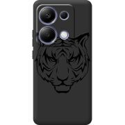 Черный чехол BoxFace Poco M6 Pro Tiger