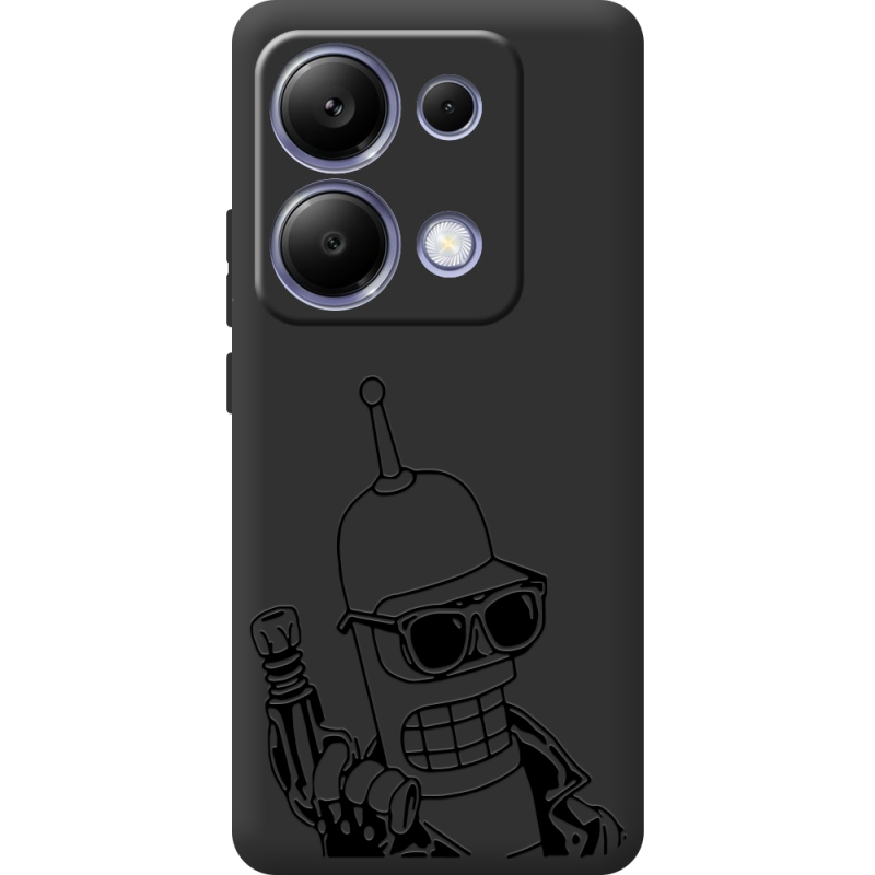 Черный чехол BoxFace Poco M6 Pro 