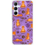 Чехол BoxFace Samsung Galaxy A35 5G (A356) Yoga Cat