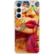 Чехол BoxFace Samsung Galaxy A35 5G (A356) Yellow Girl Pop Art