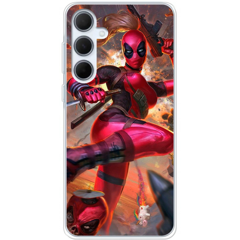 Чехол BoxFace Samsung Galaxy A35 5G (A356) Woman Deadpool