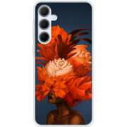 Чехол BoxFace Samsung Galaxy A35 5G (A356) Exquisite Orange Flowers