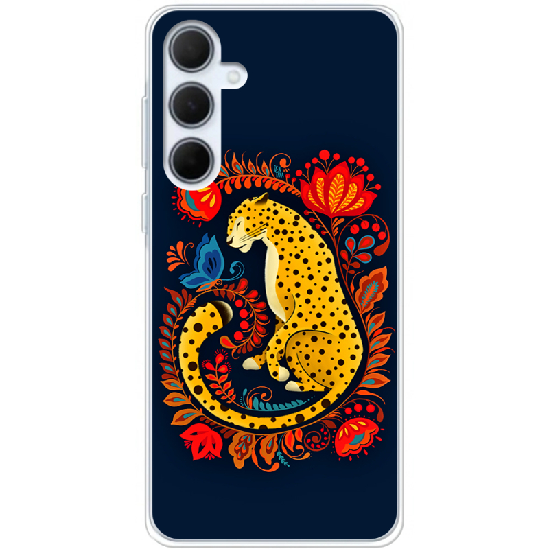 Чехол BoxFace Samsung Galaxy A35 5G (A356) Petrykivka Leopard