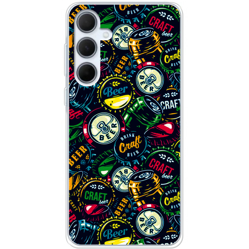 Чехол BoxFace Samsung Galaxy A35 5G (A356) Bottle Caps